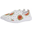 Seamless Background Pattern-with-watermelon Slices Men s Slip On Sneakers View2