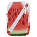 Seamless Background With Watermelon Slices Belt Pouch Bag (Large) View1