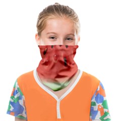 Seamless Background With Watermelon Slices Face Covering Bandana (kids) by Ket1n9