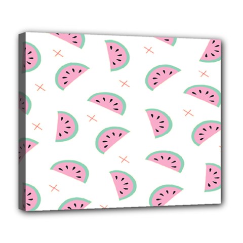 Watermelon Wallpapers  Creative Illustration And Patterns Deluxe Canvas 24  X 20  (stretched) by Ket1n9