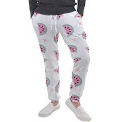 Seamless Background With Watermelon Slices Men s Jogger Sweatpants by Ket1n9