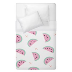 Seamless Background With Watermelon Slices Duvet Cover (single Size) by Ket1n9