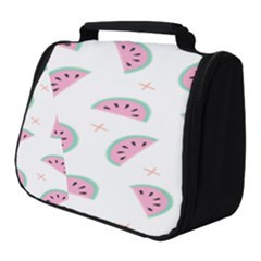 Seamless Background With Watermelon Slices Full Print Travel Pouch (small) by Ket1n9