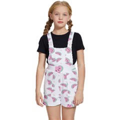 Fresh Watermelon Slices Texture Kids  Short Overalls by Ket1n9