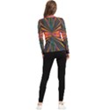 Fresh Watermelon Slices Texture Women s Long Sleeve Rash Guard View2