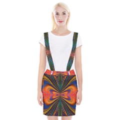 Casanova Abstract Art-colors Cool Druffix Flower Freaky Trippy Braces Suspender Skirt by Ket1n9