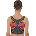 Casanova Abstract Art-colors Cool Druffix Flower Freaky Trippy Velvet Crop Top View2