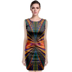 Casanova Abstract Art-colors Cool Druffix Flower Freaky Trippy Sleeveless Velvet Midi Dress by Ket1n9