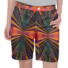 Casanova Abstract Art-colors Cool Druffix Flower Freaky Trippy Women s Pocket Shorts by Ket1n9