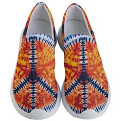 Tie Dye Peace Sign Women s Lightweight Slip Ons by Ket1n9