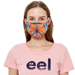 Tie Dye Peace Sign Cloth Face Mask (adult) by Ket1n9