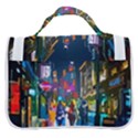 Abstract Vibrant Colour Cityscape Satchel Handbag View3