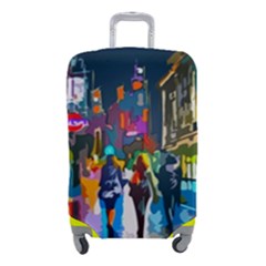 Abstract Vibrant Colour Cityscape Luggage Cover (small) by Ket1n9