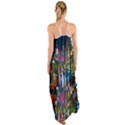 Abstract Vibrant Colour Cityscape Cami Maxi Ruffle Chiffon Dress View2