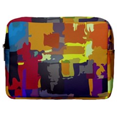 Abstract Vibrant Colour Make Up Pouch (large) by Ket1n9