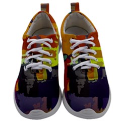 Abstract Vibrant Colour Mens Athletic Shoes by Ket1n9