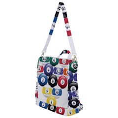 Racked Billiard Pool Balls Crossbody Backpack by Ket1n9