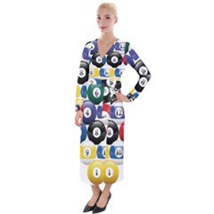 Abstract Vibrant Colour Botany Velvet Maxi Wrap Dress by Ket1n9