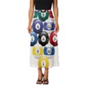 Abstract Vibrant Colour Botany Classic Midi Chiffon Skirt View1