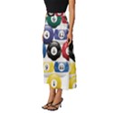 Abstract Vibrant Colour Botany Classic Midi Chiffon Skirt View2