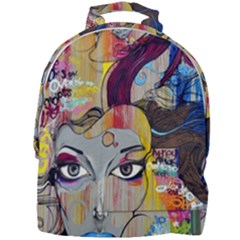 Graffiti Mural Street Art Painting Mini Full Print Backpack by Ket1n9