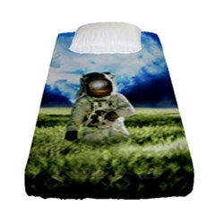 Astronaut Fitted Sheet (single Size) by Ket1n9