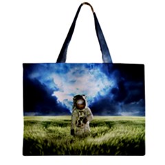 Astronaut Zipper Mini Tote Bag by Ket1n9