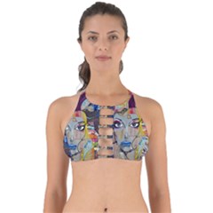 Graffiti Mural Street Art Painting Perfectly Cut Out Bikini Top by Ket1n9