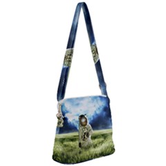 Astronaut Zipper Messenger Bag by Ket1n9