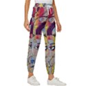 Graffiti Mural Street Art Painting Women s Cropped Drawstring Pants View3