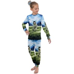 Astronaut Kids  Long Sleeve Set  by Ket1n9