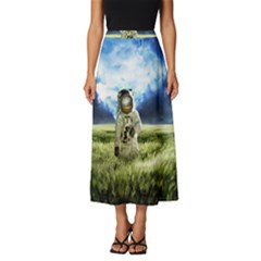 Astronaut Classic Midi Chiffon Skirt by Ket1n9