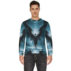 Rising Angel Fantasy Men s Fleece Sweatshirt by Ket1n9