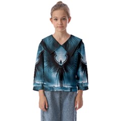 Rising Angel Fantasy Kids  Sailor Shirt by Ket1n9