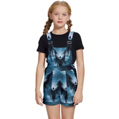 Rising Angel Fantasy Kids  Short Overalls by Ket1n9