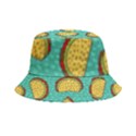 Taco Drawing Background Mexican Fast Food Pattern Inside Out Bucket Hat View5