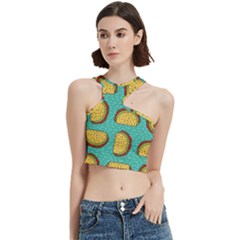 Taco Drawing Background Mexican Fast Food Pattern Cut Out Top