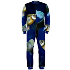 Marine Fishes Onepiece Jumpsuit (men)