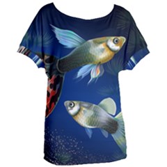 Marine Fishes Women s Oversized T-shirt by Ket1n9