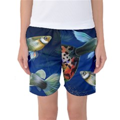 Marine Fishes Women s Basketball Shorts by Ket1n9