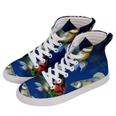 Marine Fishes Women s Hi-top Skate Sneakers by Ket1n9