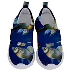 Marine Fishes Kids  Velcro No Lace Shoes by Ket1n9