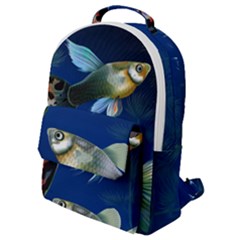 Marine Fishes Flap Pocket Backpack (small) by Ket1n9