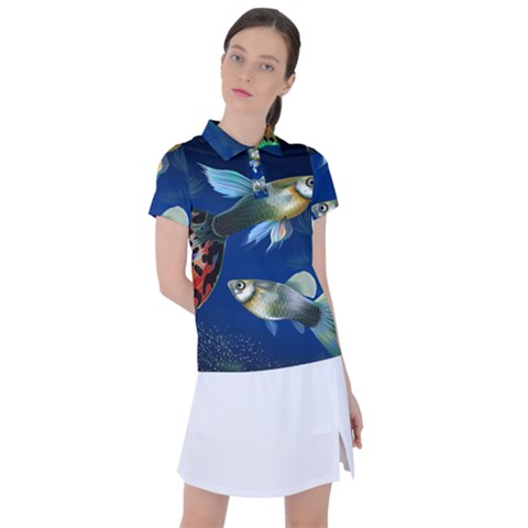 Marine Fishes Women s Polo T-shirt by Ket1n9