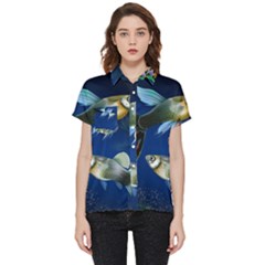 Marine Fishes Short Sleeve Pocket Shirt by Ket1n9