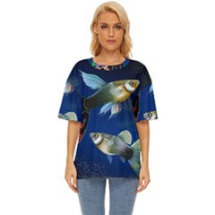 Marine Fishes Oversized Basic T-shirt by Ket1n9