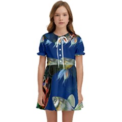 Marine Fishes Kids  Sweet Collar Dress by Ket1n9