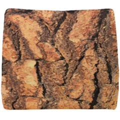 Bark Texture Wood Large Rough Red Wood Outside California Seat Cushion by Ket1n9