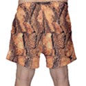 Bark Texture Wood Large Rough Red Wood Outside California Men s Shorts View2