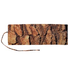 Bark Texture Wood Large Rough Red Wood Outside California Roll Up Canvas Pencil Holder (m) by Ket1n9